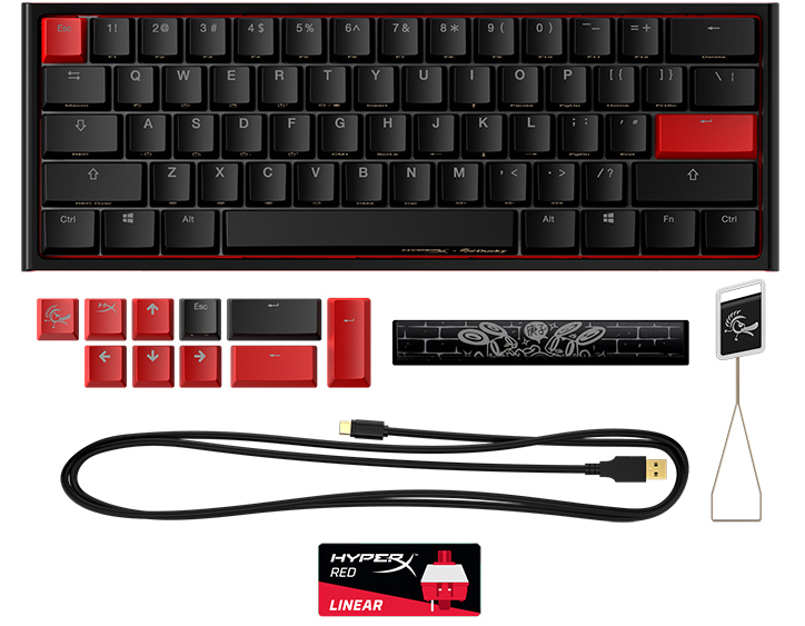 Hyperx x ducky best sale one 2 mini cena