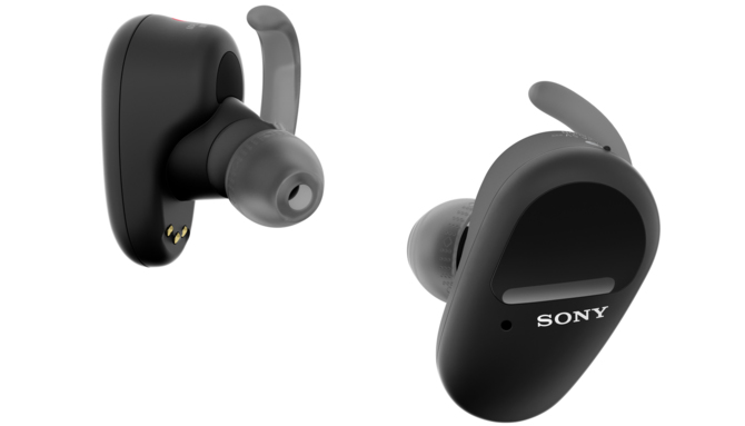 Sony WF-SP800N - zapowiedź bogatych w funkcje słuchawek TWS [1]