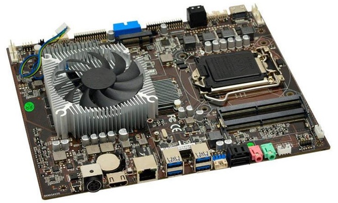 ZA-SK1050 - płyta główna z wbudowaną kartą GeForce GTX 1050 Ti [1]