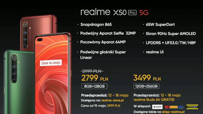 Realme X50 Pro 5G oraz Realme 6 Pro w Polsce - ceny zaskakują [5]