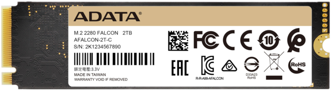 ADATA Falcon - Nośniki M.2 NVMe PCIe ze złotym radiatorem [3]