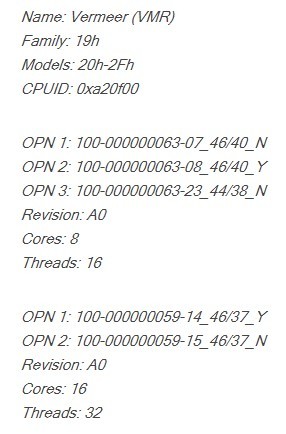 AMD Zen 3 Vermeer - pierwsze procesory z wysokim zegarem Turbo [2]