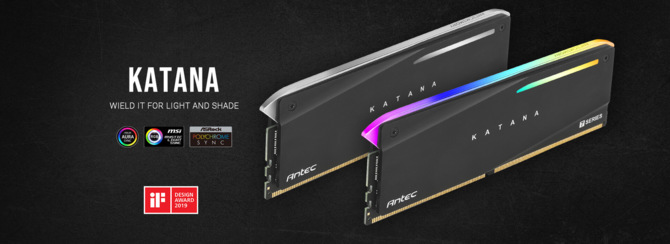 Antec Katana 7 Series - Nowa seria pamięci RAM DDR4 z ARGB LED [3]