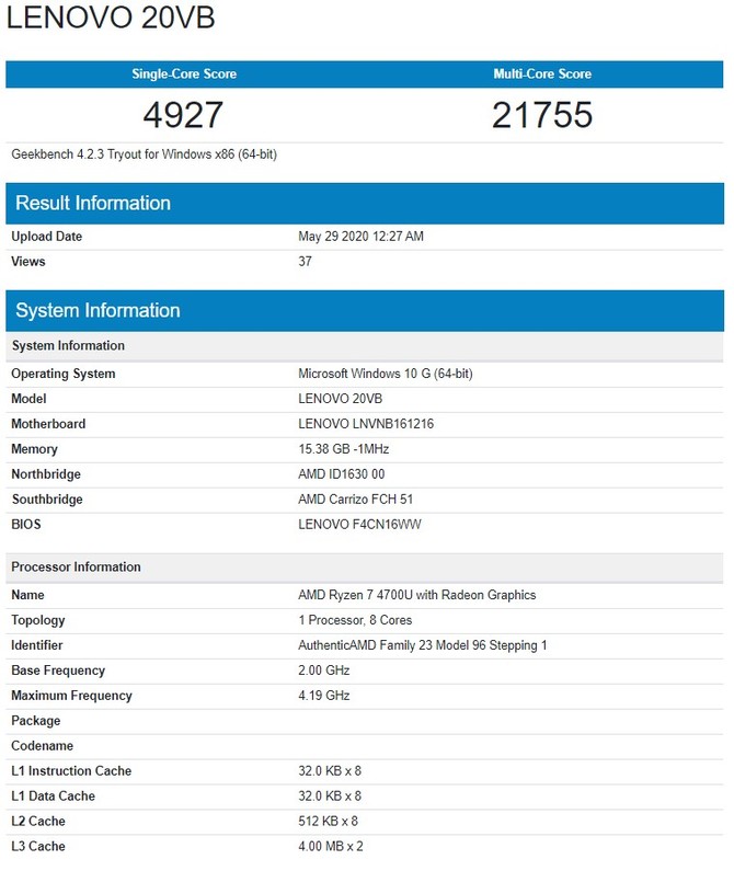 Lenovo ThinkBook 14s otrzyma procesory AMD Ryzen serii 4000 [3]