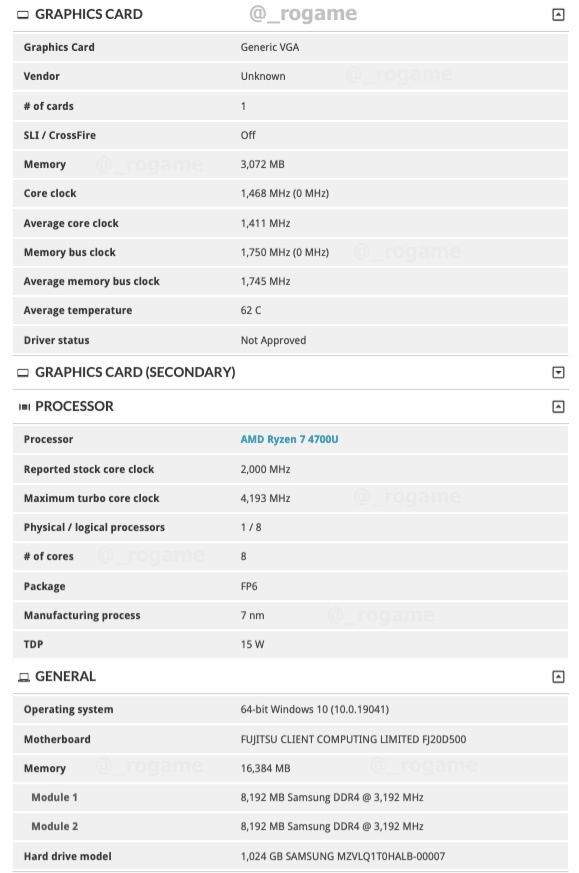 AMD Ryzen 4000 - kolejni producenci szykują laptopy z APU Renoir [5]