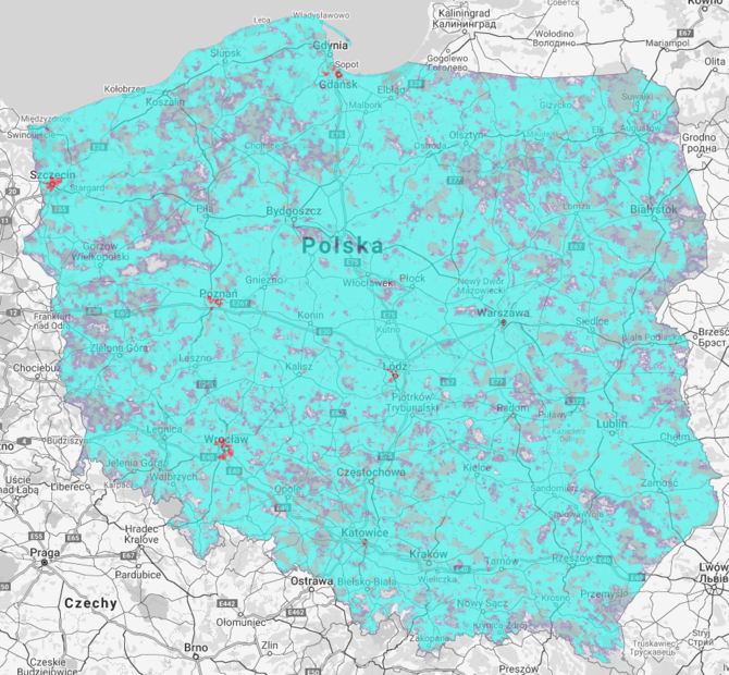 Aktualna mapa zasięgów 5G w Polsce: Play, Plus, T-Mobile i Orange [4]