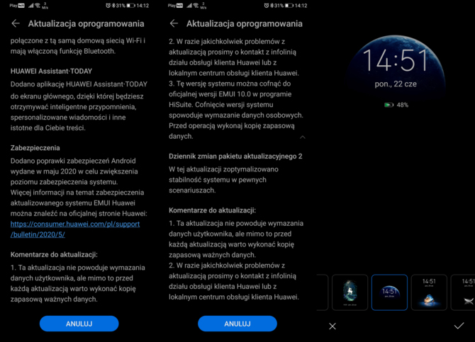 EMUI 10.1 już w Polsce. Trafia m.in. do Huawei P30. Co nowego? [2]