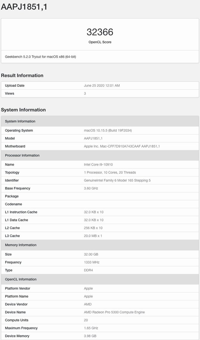 Intel Core i9-10910 - procesor Comet Lake-S z wyłącznością dla Apple [2]