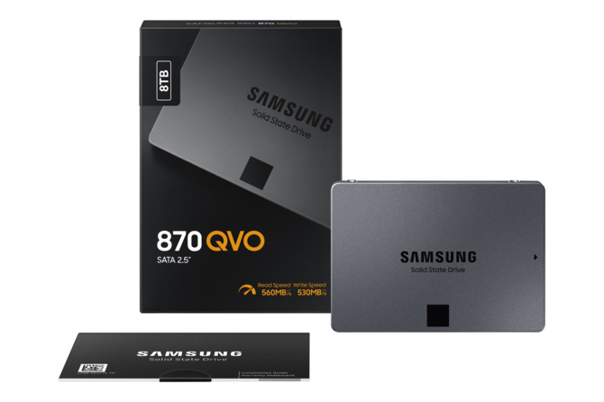 Samsung 870 QVO - dysk półprzewodnikowy o pojemności do 8 TB [1]