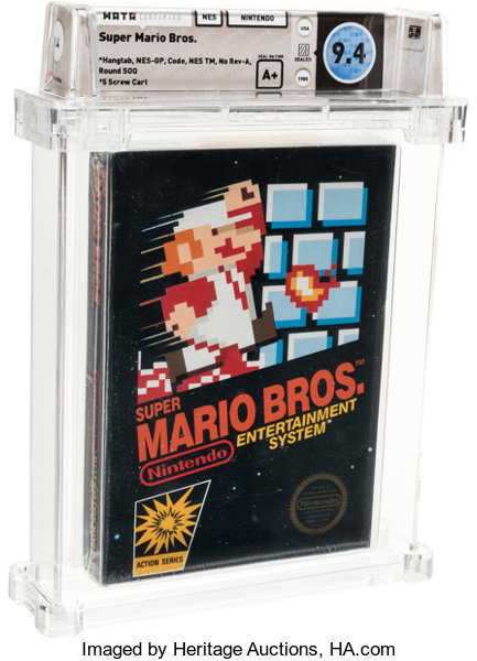 Kolekcjonerska wersja Super Mario Bros. sprzedana za 114 000 USD [2]