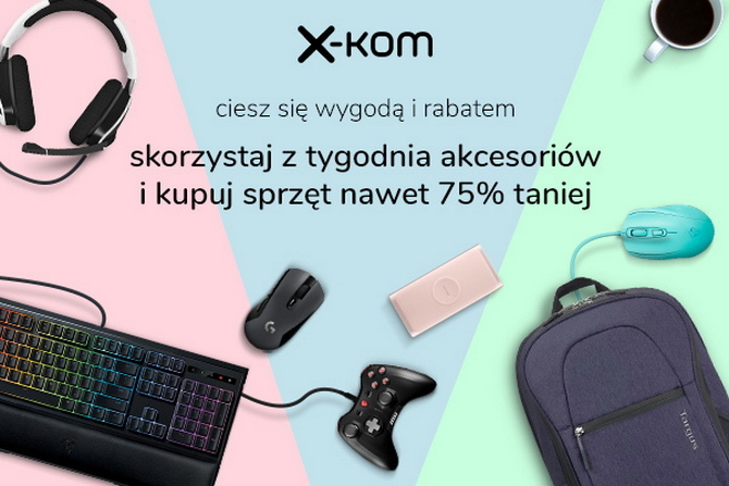 X-kom: niższe ceny klawiatur, kart pamięci, myszek, powerbanków [1]