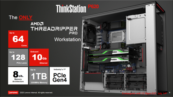 Lenovo ThinkStation P620 - desktop z AMD Ryzen Threadripper PRO [2]
