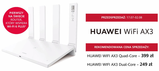 Huawei WiFi AX3 - niewielki domowy router z obsługą WiFi 6 Plus [3]