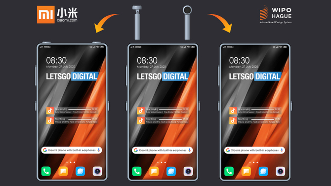 Xiaomi patentuje słuchawki True Wireless chowane w smartfonie [1]