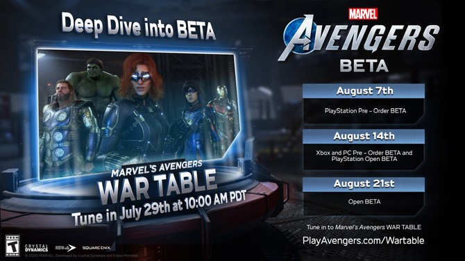 Marvel’s Avengers beta dostępna dla wszystkich graczy od sierpnia [3]