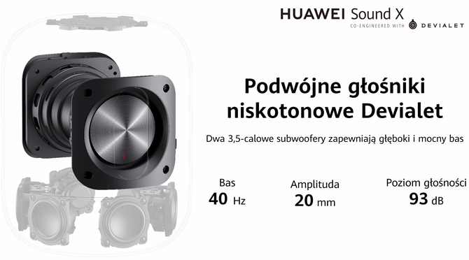 Huawei Sound X - inteligentny głośnik stworzony z marką Devialet [3]