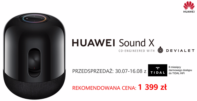 Huawei Sound X - inteligentny głośnik stworzony z marką Devialet [8]