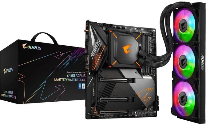 Gigabyte Z490 Master Waterforce - płyta główna z chłodzeniem AIO [1]