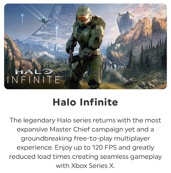 Halo Infinite z darmowym multiplayerem i 120 FPS na Xbox Series X [1]