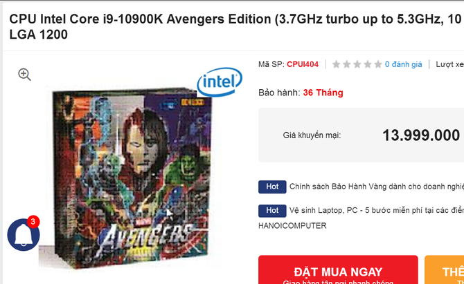 Intel Core Avengers Edition. Limitowana seria procesorów [1]