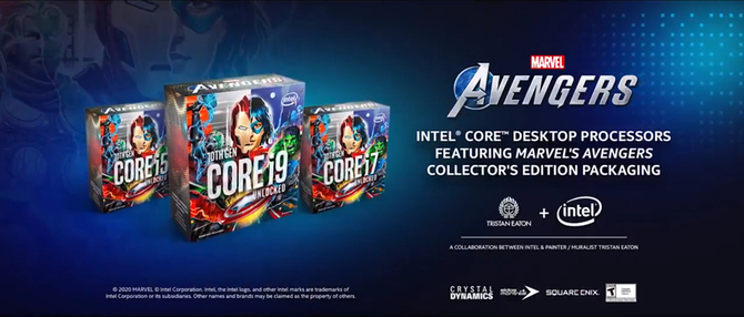 Intel potwierdza oficjalnie procesory z serii Marvel's Avengers  [1]