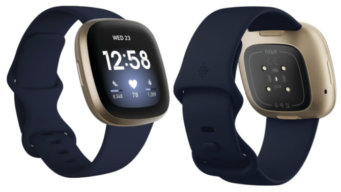 Zegarki Fitbit Sense, Versa 3 i opaska Inspire 2 na renderach [2]