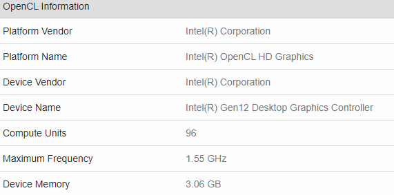 Intel Iris Xe - Namierzono układ graficzny z zegarem 1650 MHz [3]