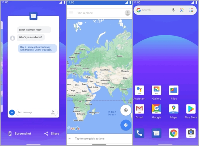 Android 11 Go Edition – nowe gesty i szybsze uruchamianie aplikacji [3]