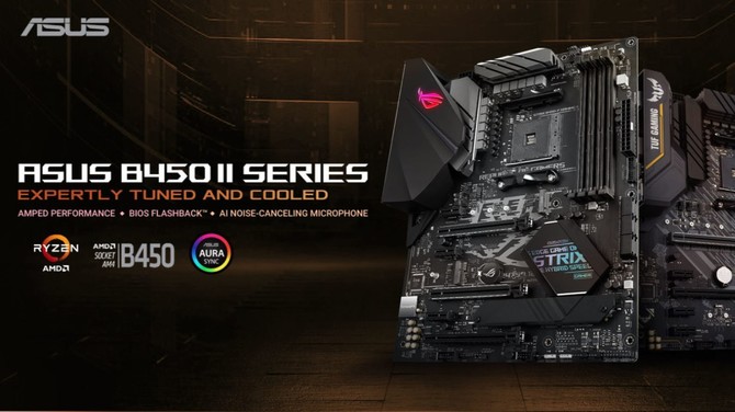 ASUS prezentuje nową rewizję płyt głównych na chipsecie B450 [1]