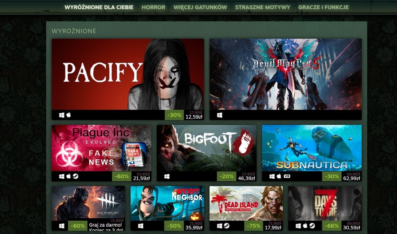 Steam Halloween Sale 2019 Steam Halloween Sale 2019