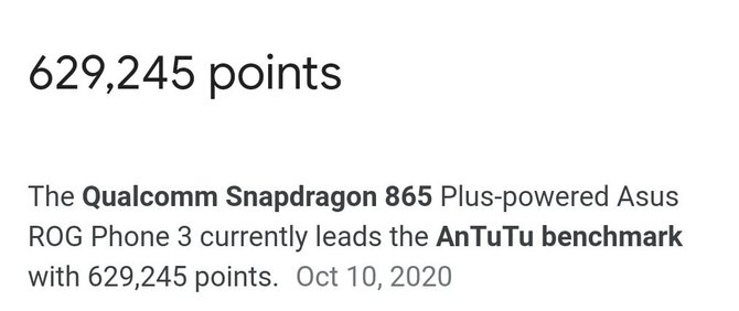 Qualcomm Snapdragon 875 o 25% szybszy od SD865 w AnTuTu [2]