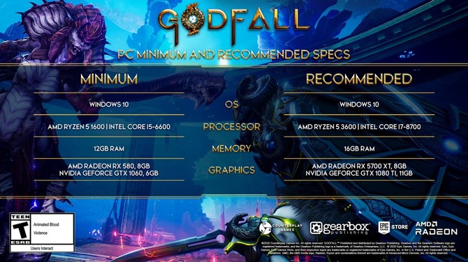 Godfall – wymagania sprzętowe slashera na wyłączność PC i PS5 [2]