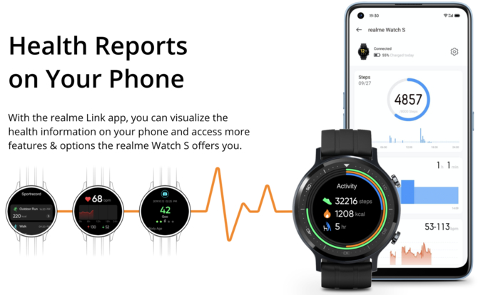 Zegarek realme Watch S oficjalnie - wygląd, akumulator oraz cena [4]