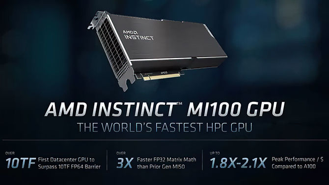 AMD Instinct MI100 - akcelerator CDNA dla HPC zaprezentowany [5]
