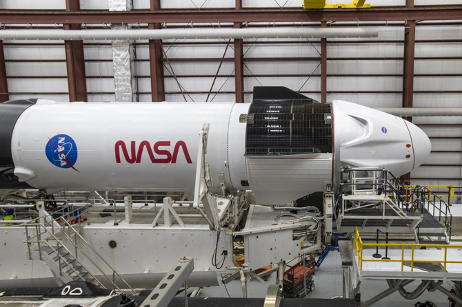 SpaceX: Kapsuła Crew Dragon Resilience w drodze na stację ISS [1]