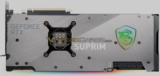 MSI GeForce RTX 3080 oraz RTX 3090 SUPRIM X - specyfikacja kart [2]