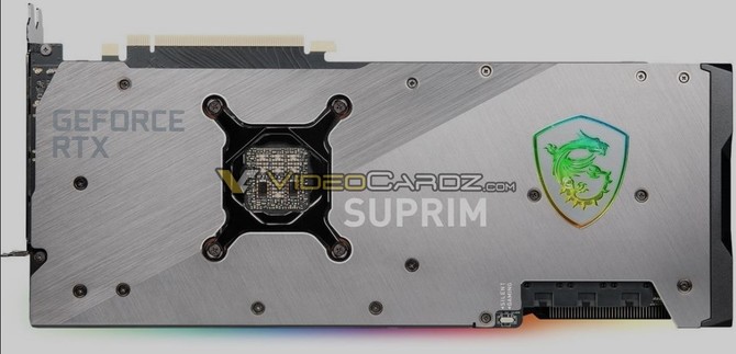 MSI GeForce RTX 3080 oraz RTX 3090 SUPRIM X - specyfikacja kart [3]