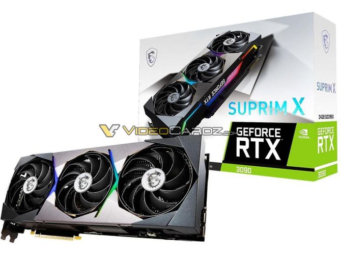 MSI GeForce RTX 3080 oraz RTX 3090 SUPRIM X - specyfikacja kart [5]