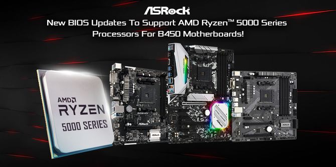 ASRock udostępnił BIOS-y z obsługą AMD Ryzen 5000 dla płyt B450 [1]