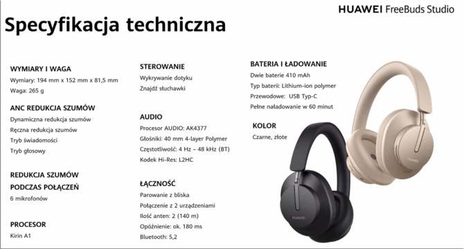 Polska premiera i ceny Huawei Eyewear II i Huawei FreeBuds Studio [17]