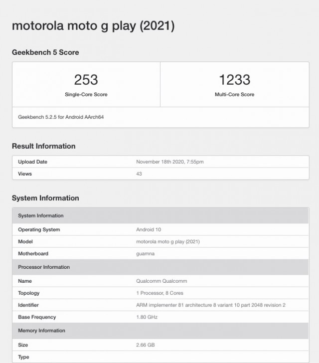 Motorola Moto G10 Play - wiemy prawie wszystko o smartfonie [1]
