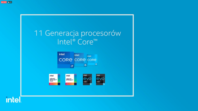 Intel Core i7-11370H - układ Tiger Lake-H z 4 rdzeniami i 8 wątkami [1]