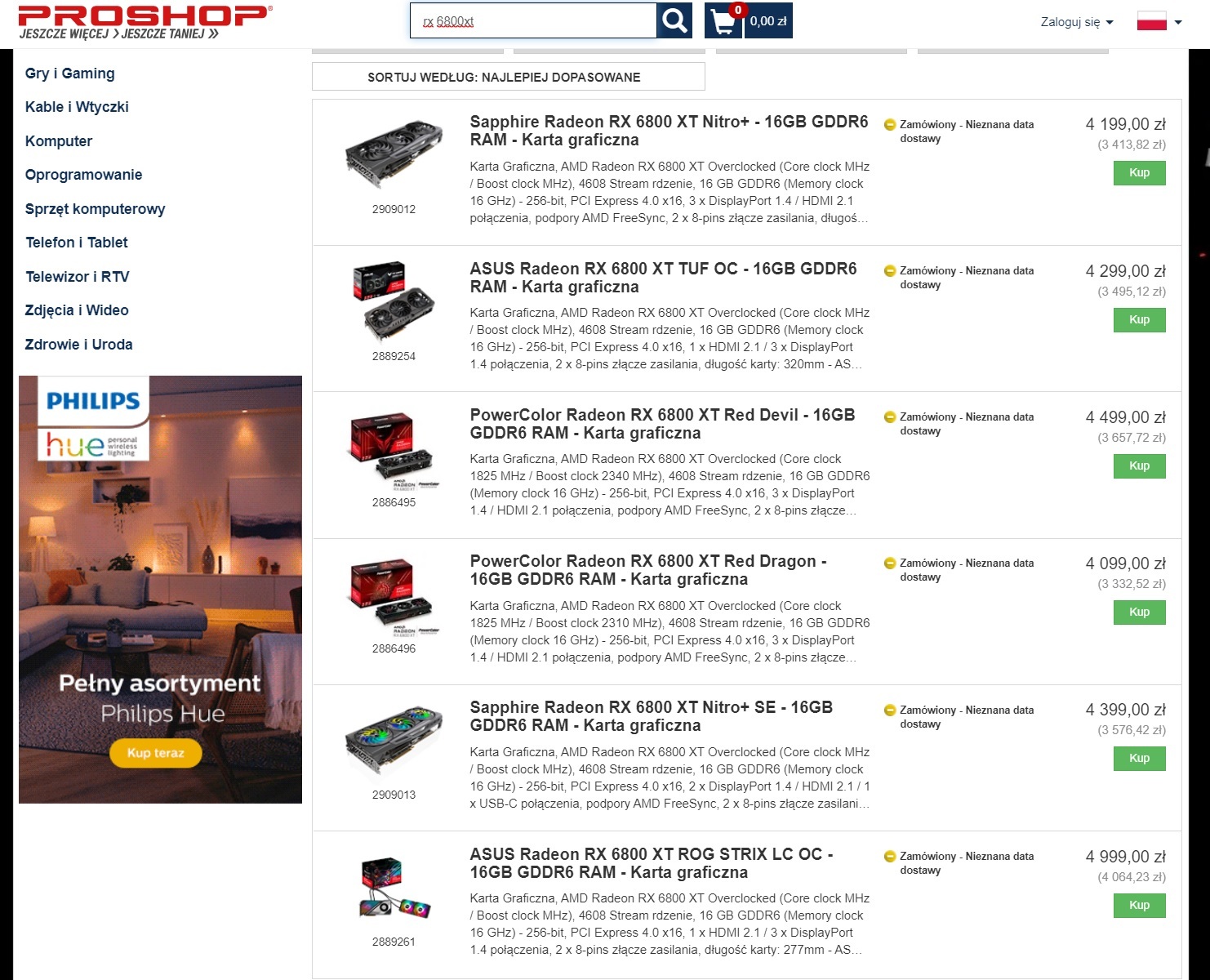 Rx discount 6800 proshop