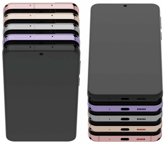 Samsung Galaxy S21 na nowych renderach we wszystkich kolorach [2]