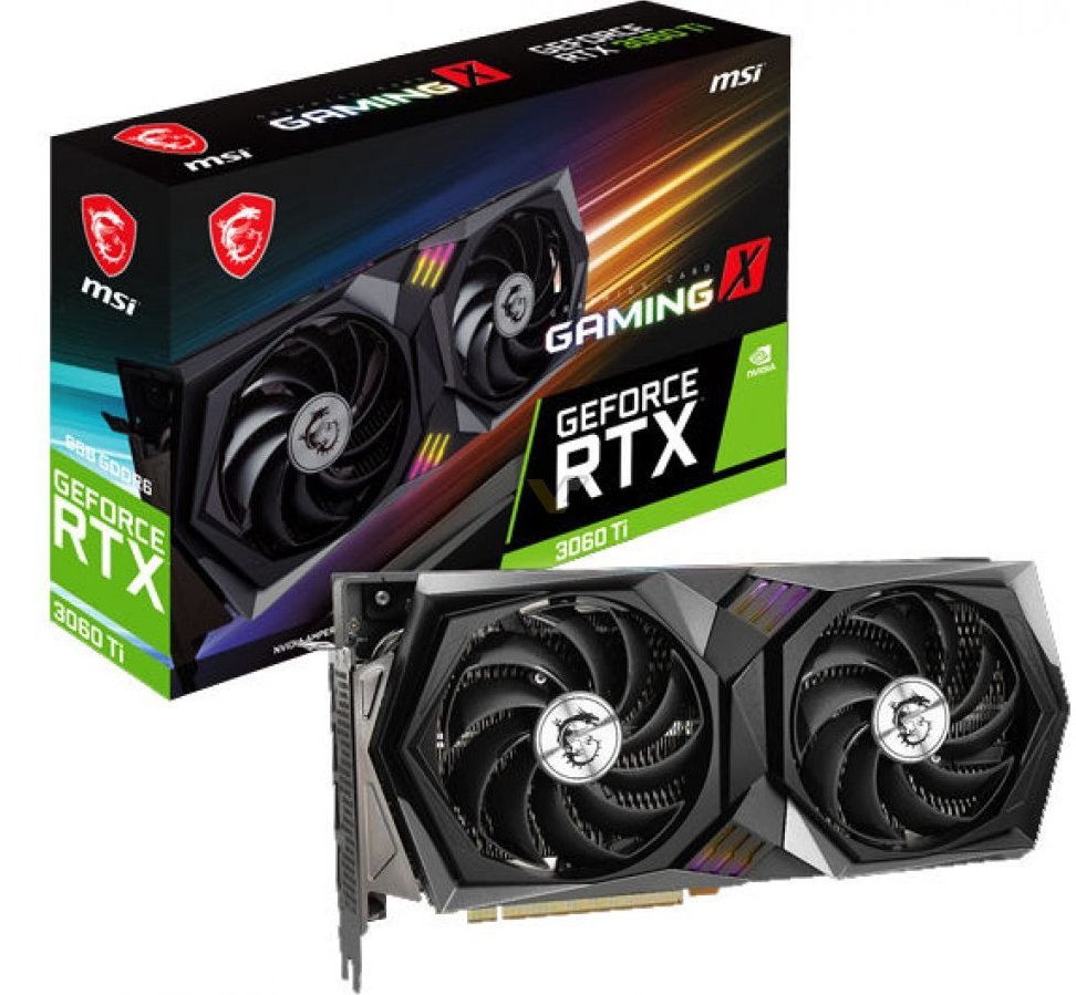 MSI GeForce RTX 3060 Ti Gaming (X) - karty z dwoma wentylatorami  PurePC.pl