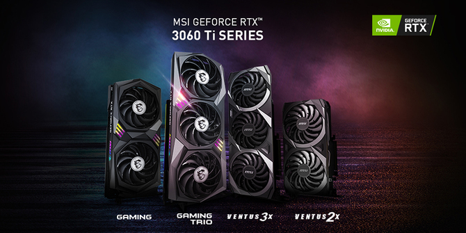 MSI GeForce RTX 3060 Ti Gaming (X) - karty z dwoma wentylatorami [1]
