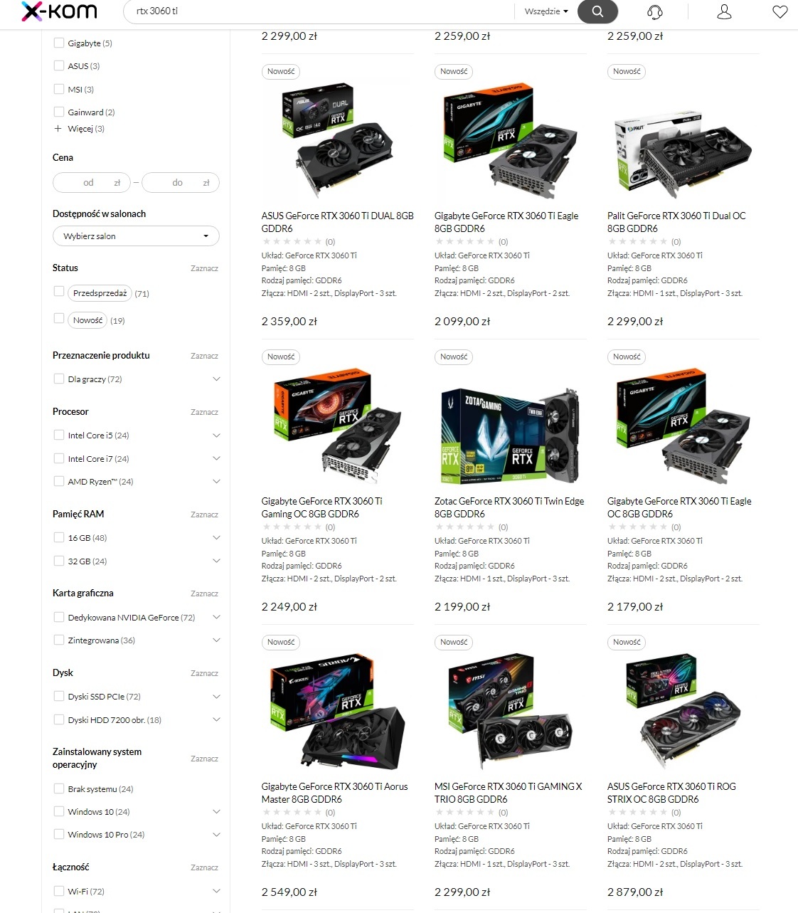 3060 discount ti cena