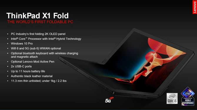 Lenovo ThinkPad X1 Fold: Pierwszy laptop ze składanym ekranem [7]