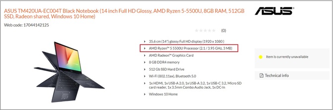 ASUS VivoBook 15, VivoBook 17 oraz VivoBook Flip 14 - firma szykuje laptopy z procesorami AMD Ryzen 5 5500U i Ryzen 7 5700U [4]