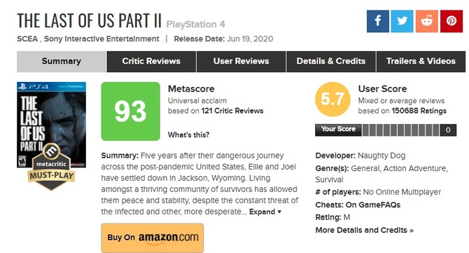 Najlepsze gry 2020 roku według Metacritic – Persona 5, The Last of Us 2 i Half-Life: Alyx w czołówce. Cyberpunk 2077 w TOP 3 graczy [3]